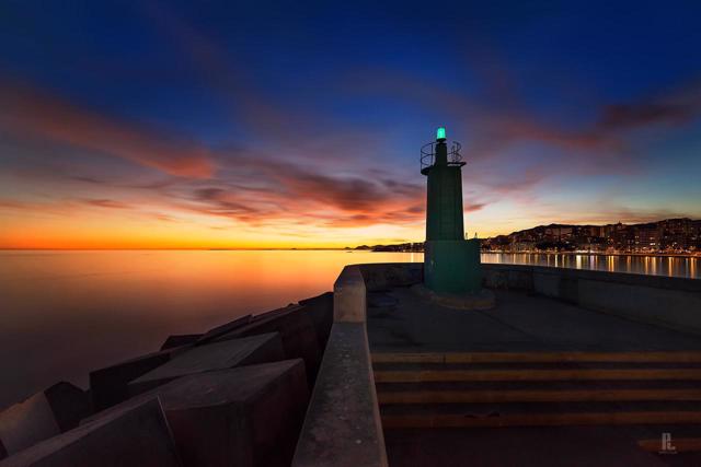 Atardecer desde el faro